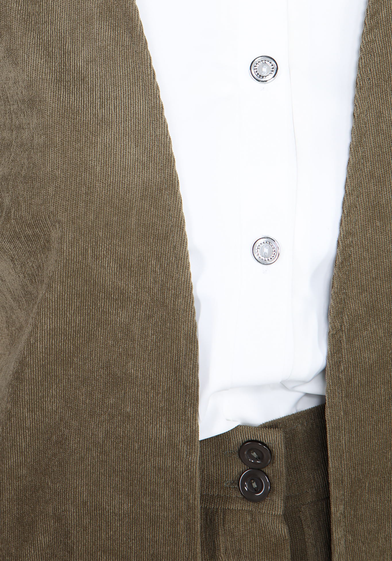 Жилет вельветовый с карманами Bianka Modeno, размер 50, цвет темно-серый - фото 5