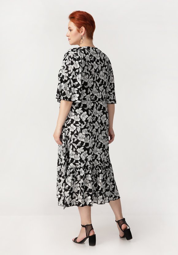 Платье Скромная улыбка шир.  580, рис. 12