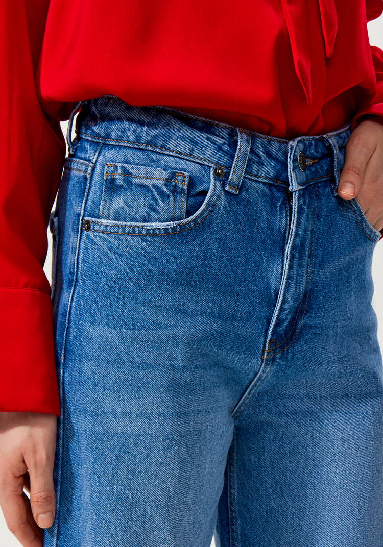 Джинсы широкие прямого кроя шир.  750, рис. 11