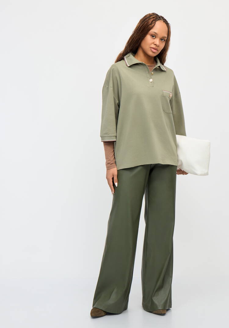 Футболка-поло с нагрудным карманом шир.  750, рис. 8