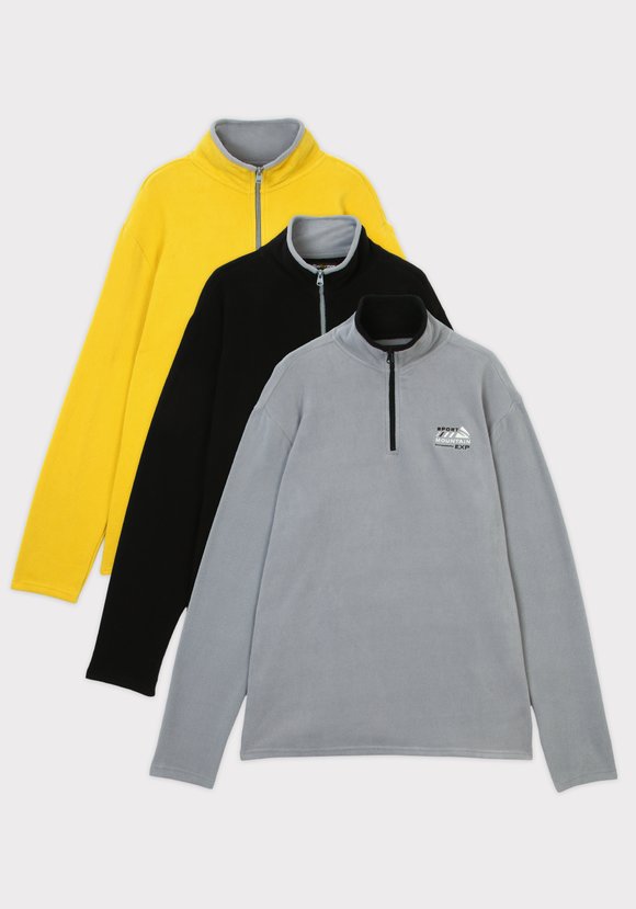 Комплект из 3х свитеров из микрофлиса Линдр шир.  580, рис. 1