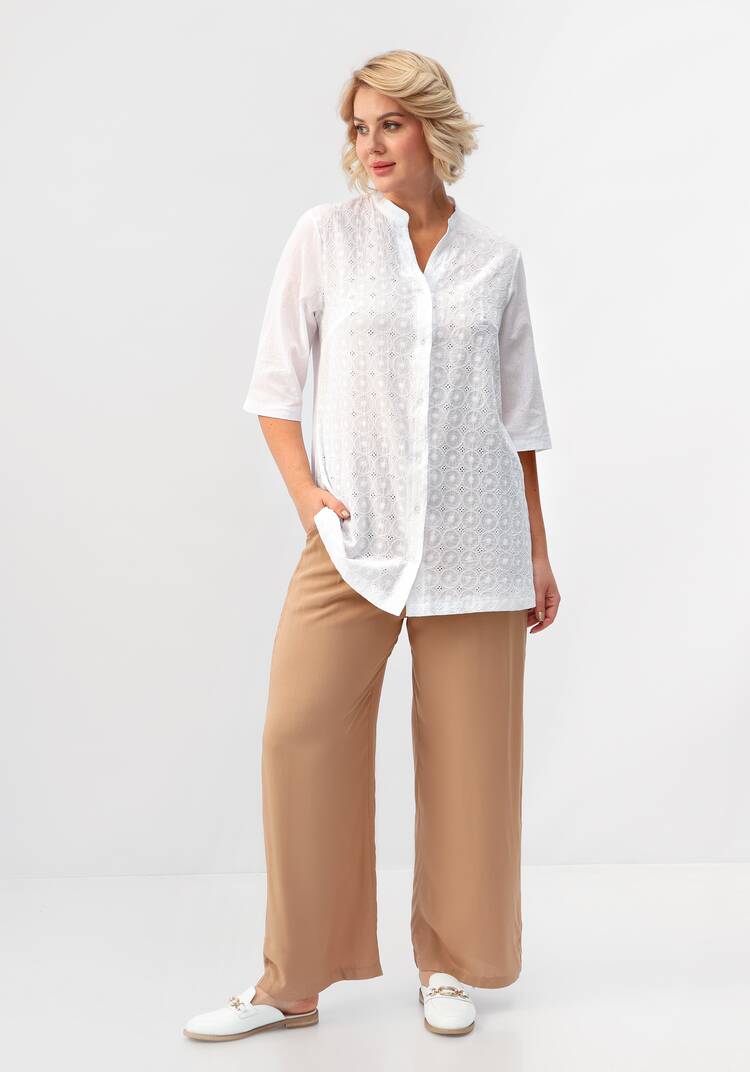 Рубашка из хлопка с шитьем шир.  750, рис. 7