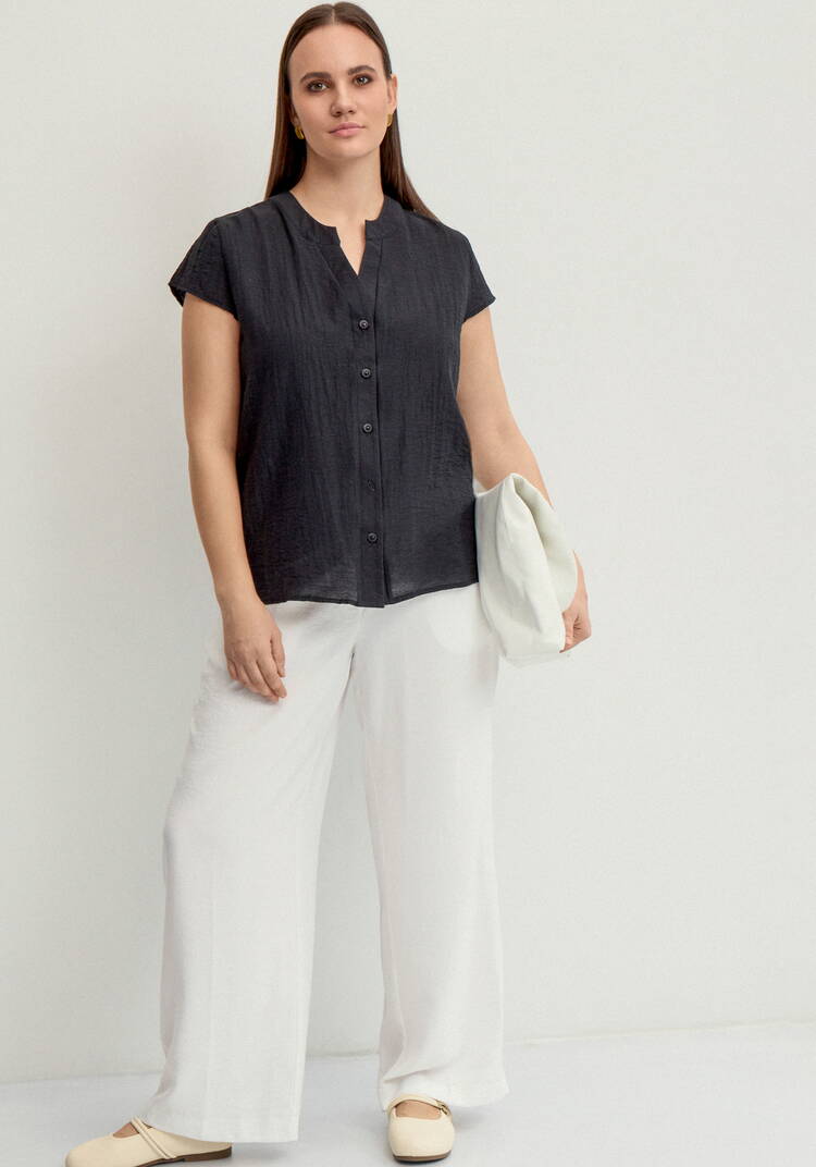 Брюки прямые со стрелками Оливия шир.  750, рис. 6