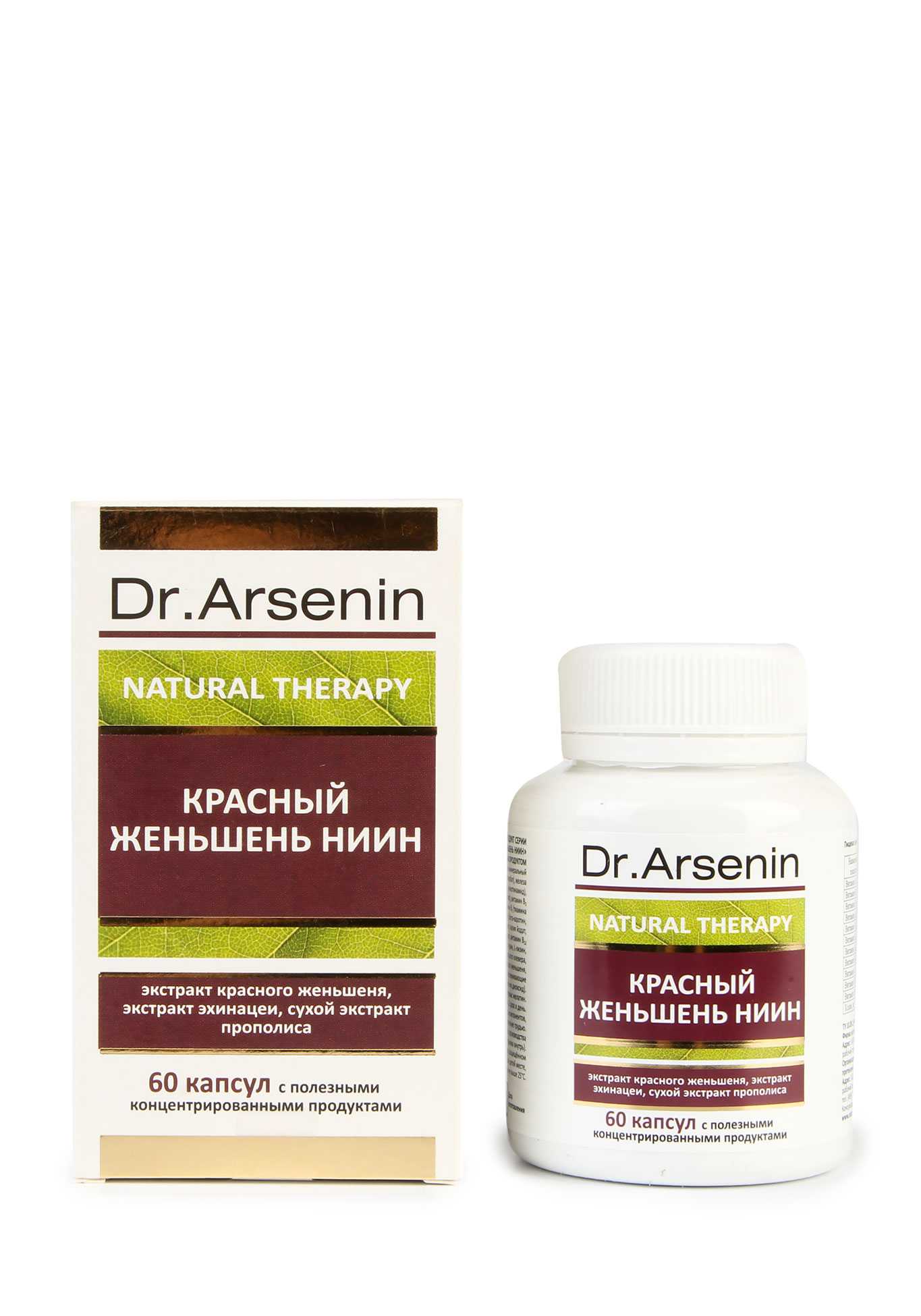 Красный женьшень, Dr. Arsenin 2 шт Dr. Arsenin - фото 1