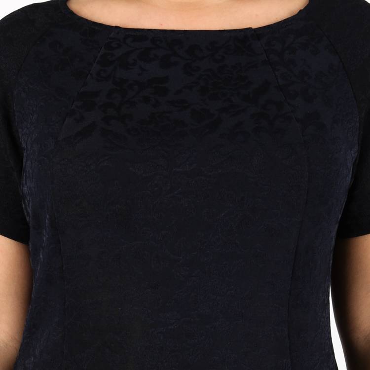 Платье-миди с коротким рукавом шир.  750, рис. 5