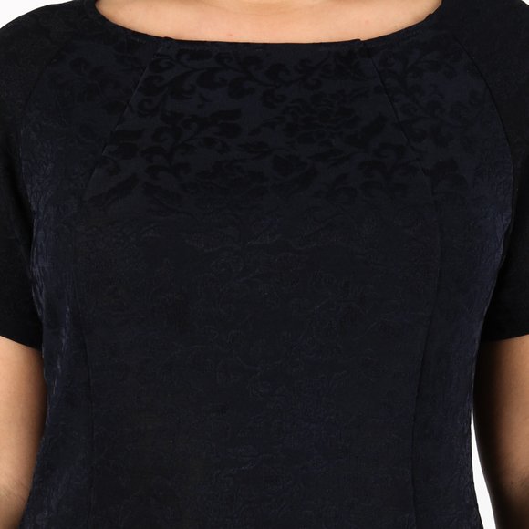 Платье-миди с коротким рукавом шир.  580, рис. 5