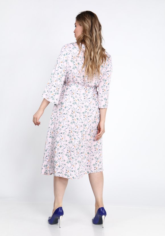 Платье с принтом мильфлер шир.  580, рис. 22