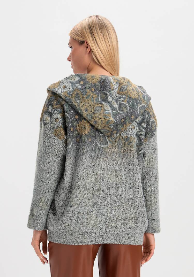 Джемпер Цветочное наслаждение шир.  750, рис. 9