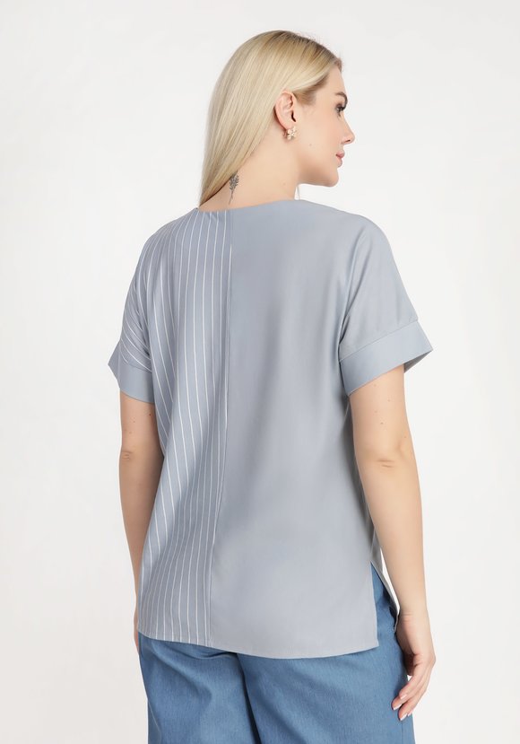 Блуза с боковыми разрезами шир.  580, рис. 2