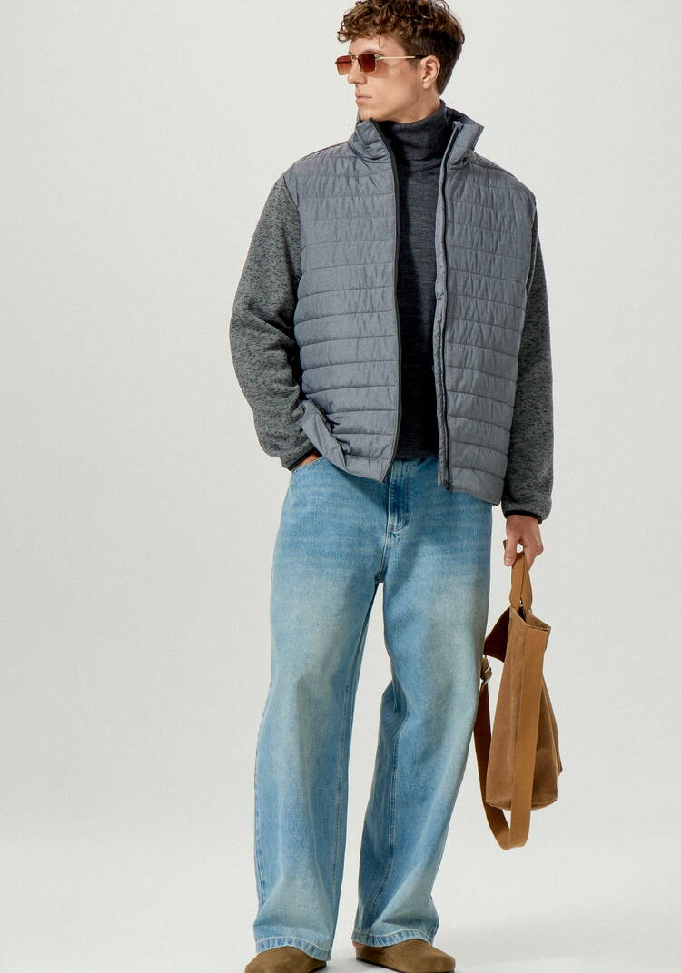 Куртка стеганая с рукавами из трикотажа шир.  750, рис. 9