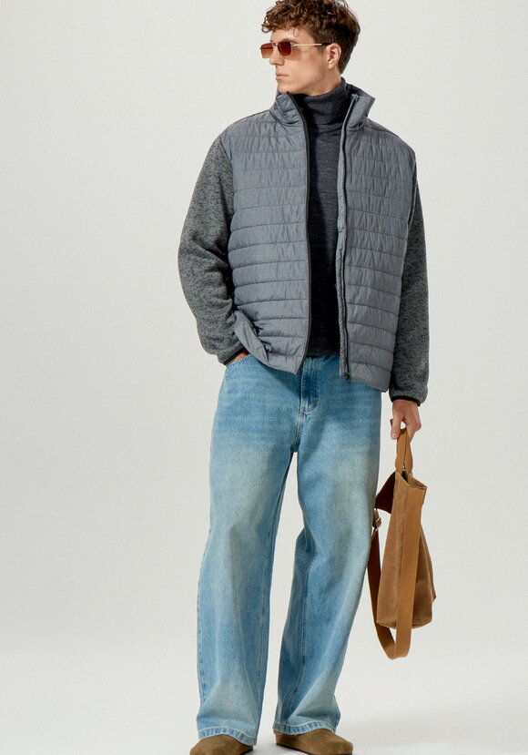 Куртка стеганая с рукавами из трикотажа шир.  580, рис. 9