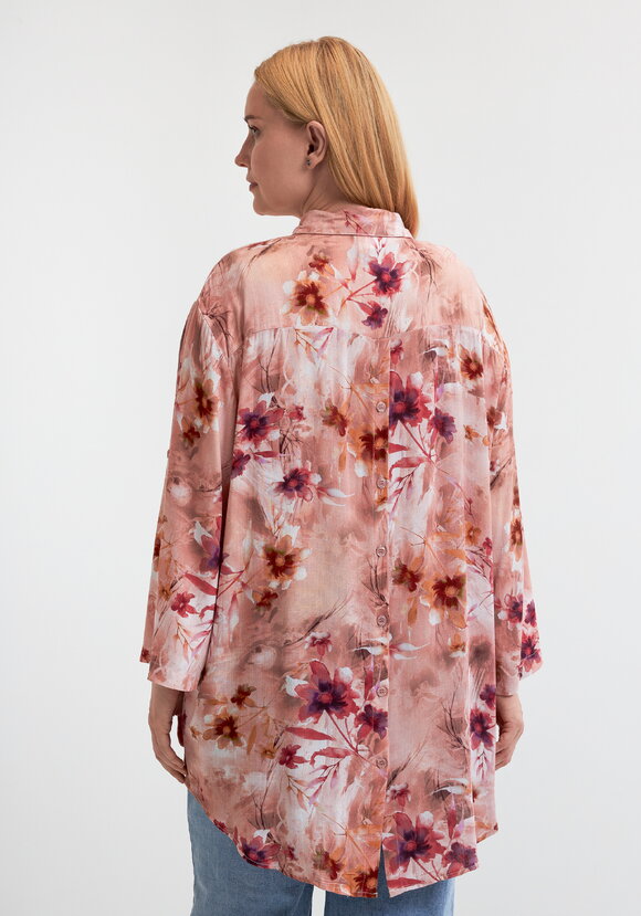 Блуза Цветочная радость шир.  580, рис. 3