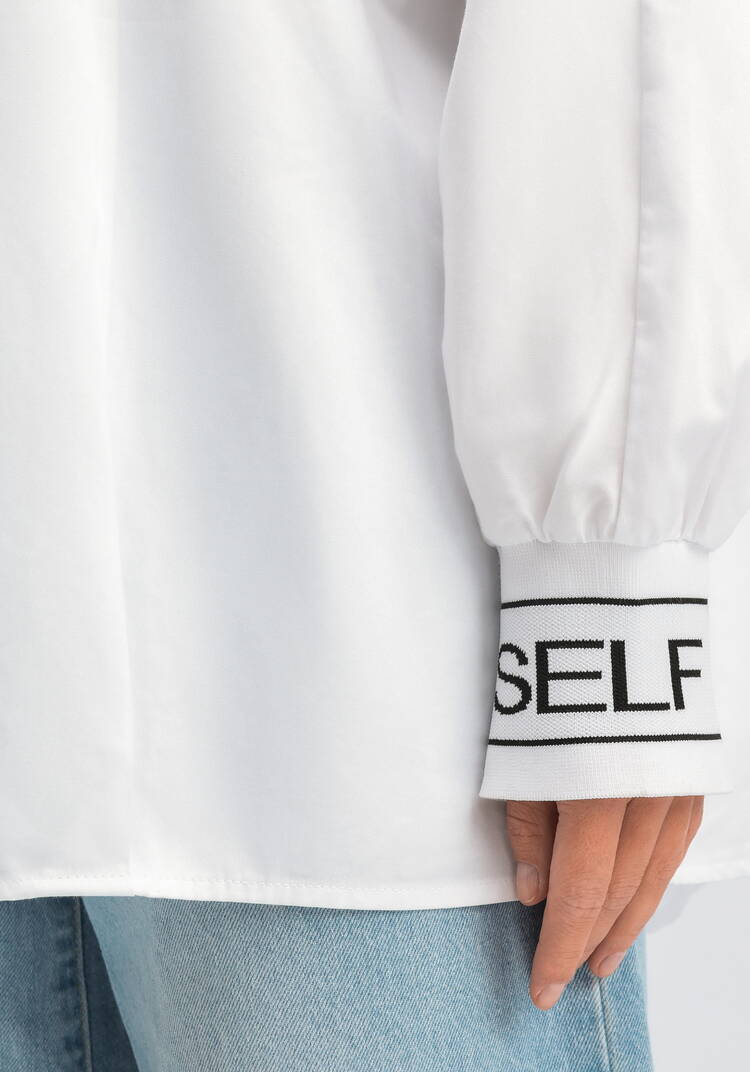 Рубашка с принтом на спине и рукавах шир.  750, рис. 15