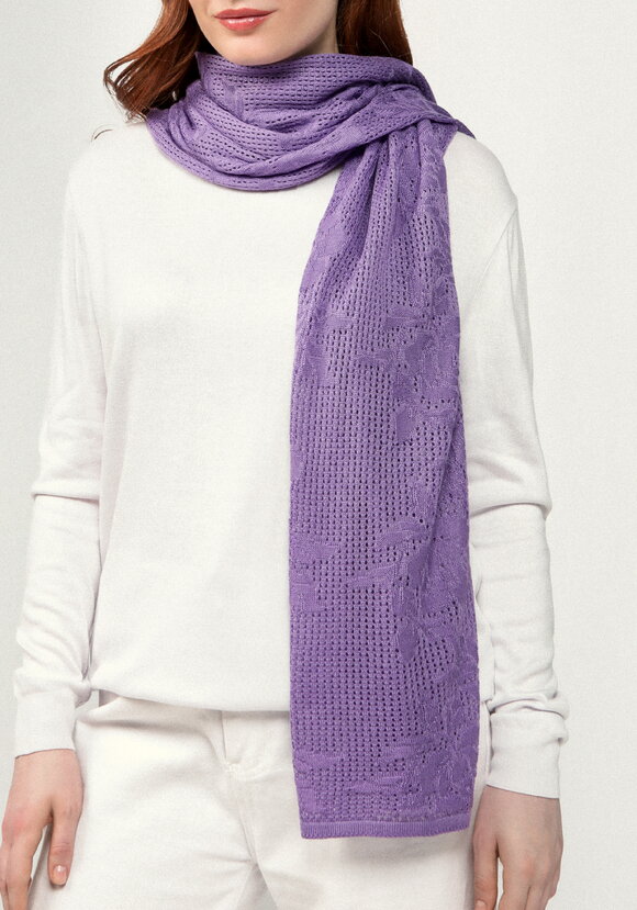 Палантин ажурный из натуральной шерсти шир.  580, рис. 2