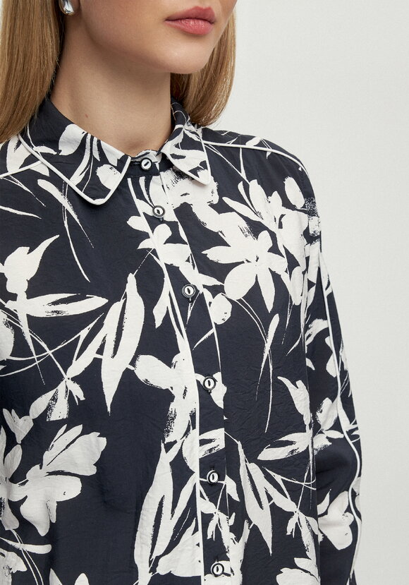 Блуза контрастными лампасами Катрин шир.  580, рис. 13