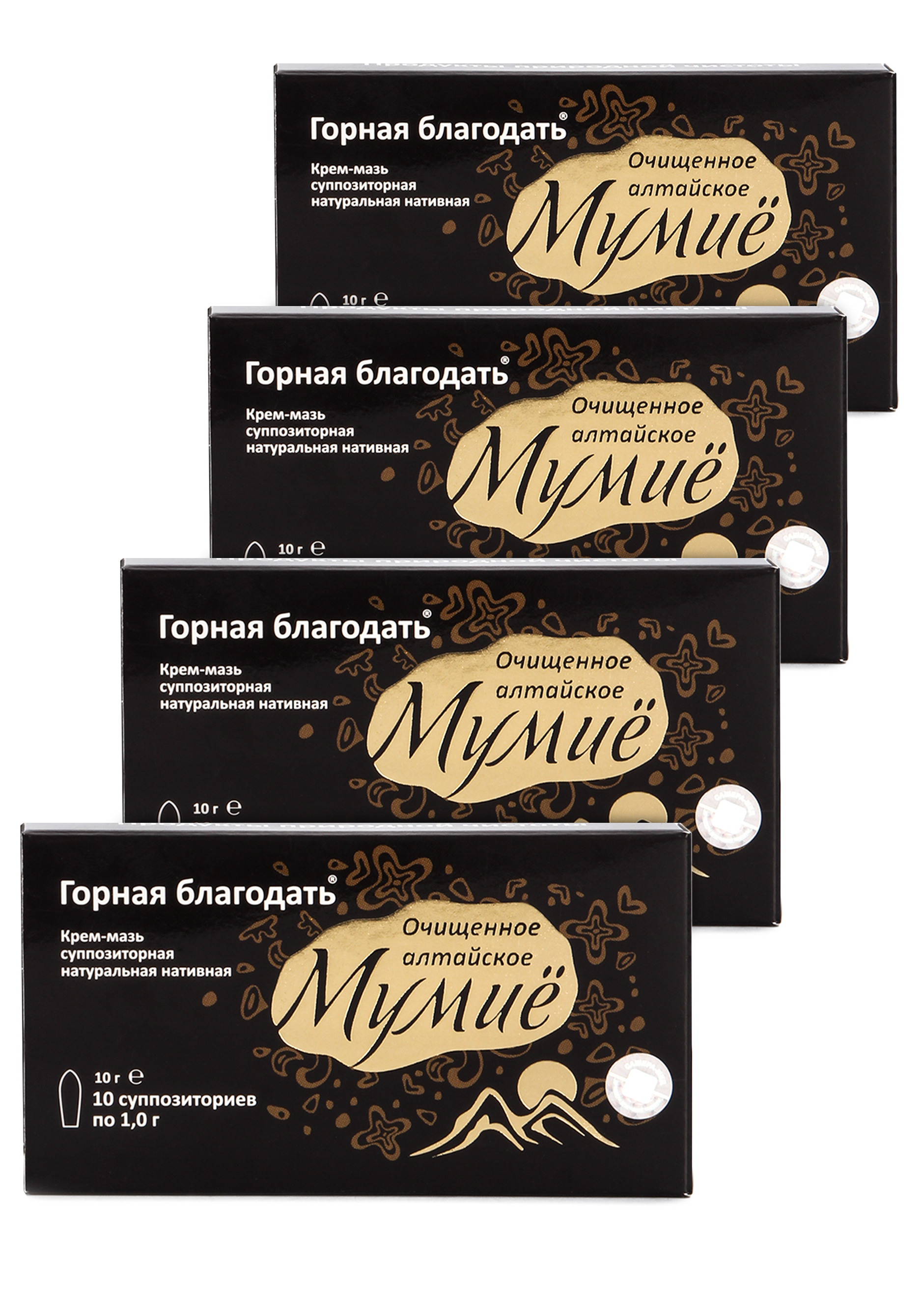 

Свечи "Мумие", антибактериальные, 4 шт.