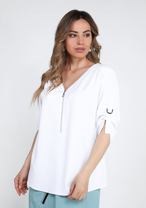 Блуза на молнии Изабелла шир.  580, рис. 2