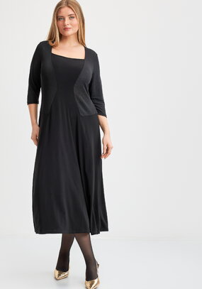 Платье Алина с эффектом костюма