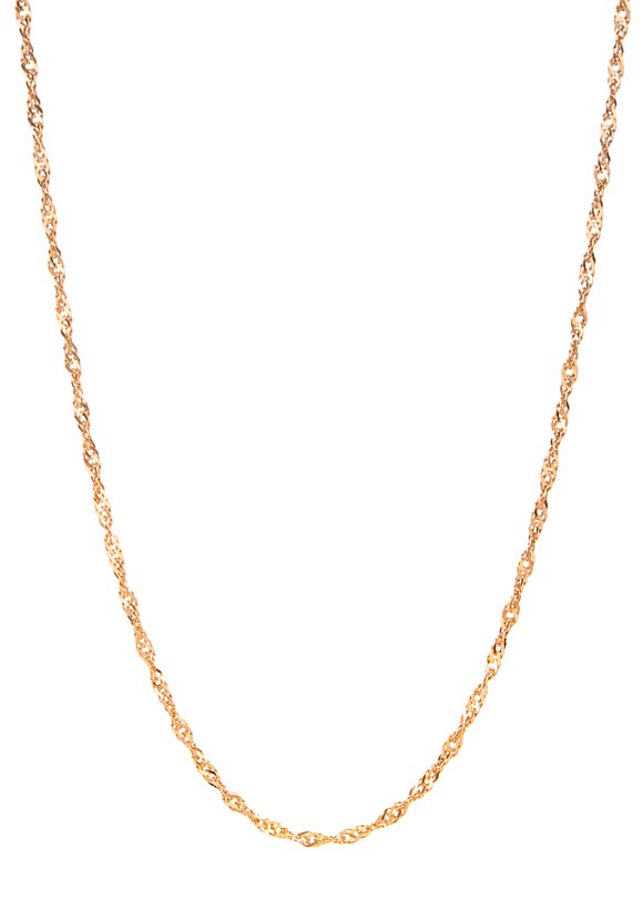 Цепь серебряная Сверкающий Сингапур шир.  580, рис. 1