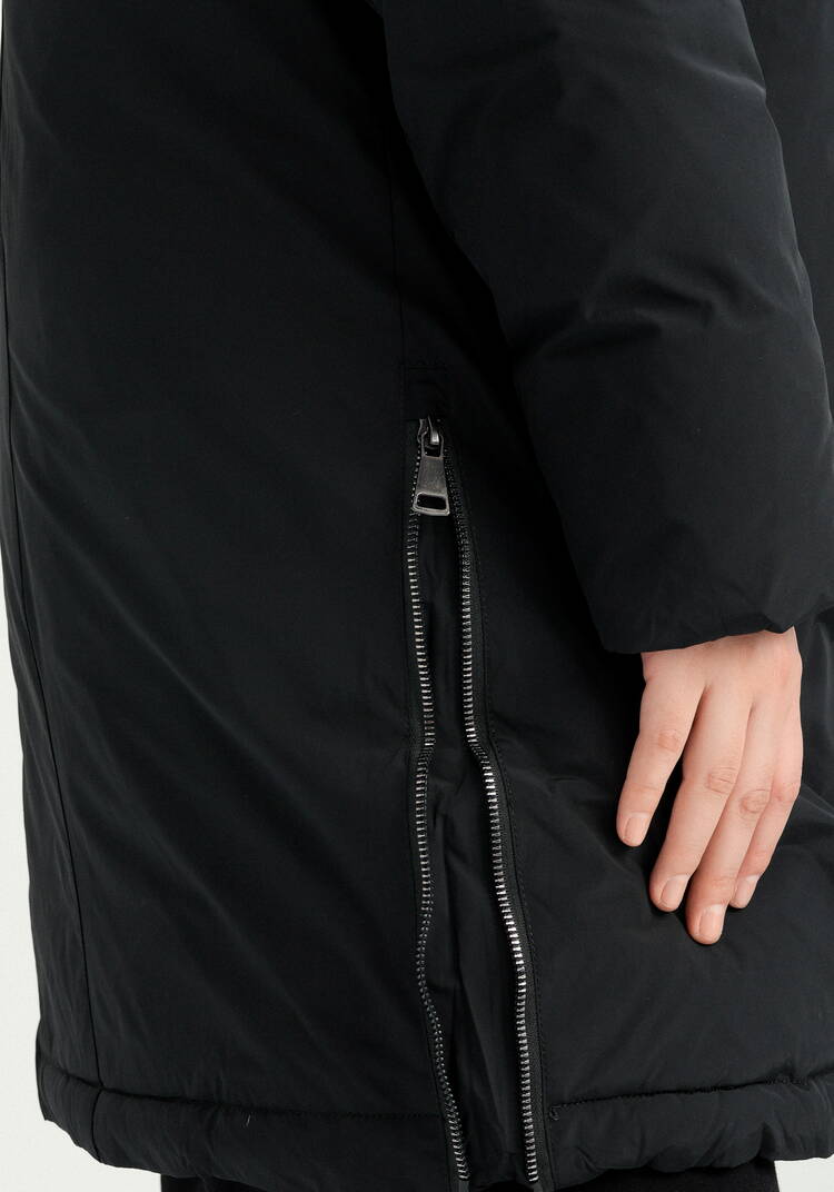 Куртка с меховым капюшоном на молнии шир.  750, рис. 7