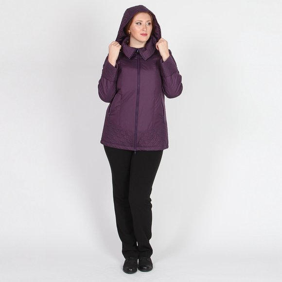 Куртка удлиненная со стеганными элементами шир.  580, рис. 16