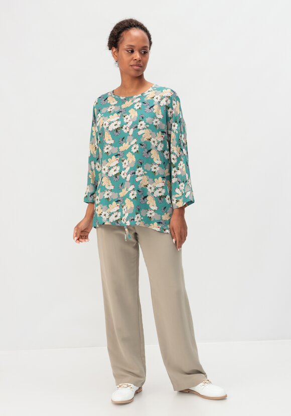 Блуза с принтом Валенсия шир.  580, рис. 12