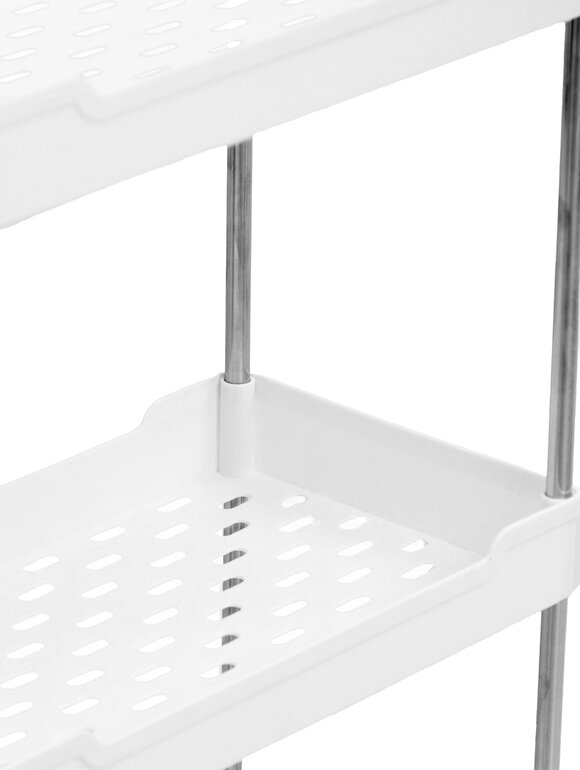 Этажерка широкая 3-х ярусная на колесах шир.  580, рис. 4