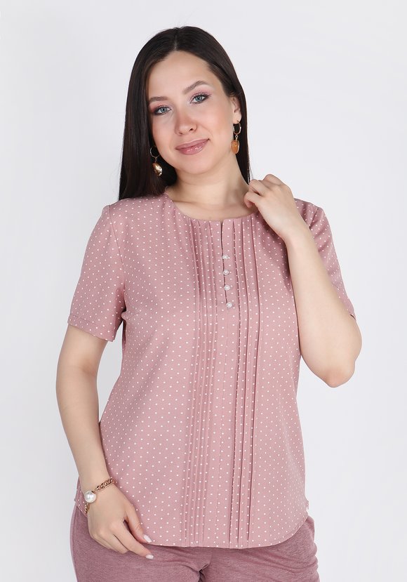 Блуза Яркое впечатление шир.  580, рис. 2