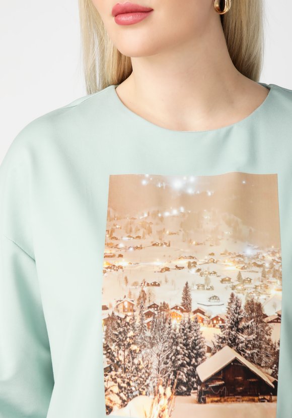 Лонгслив с термоаппликацией шир.  580, рис. 15