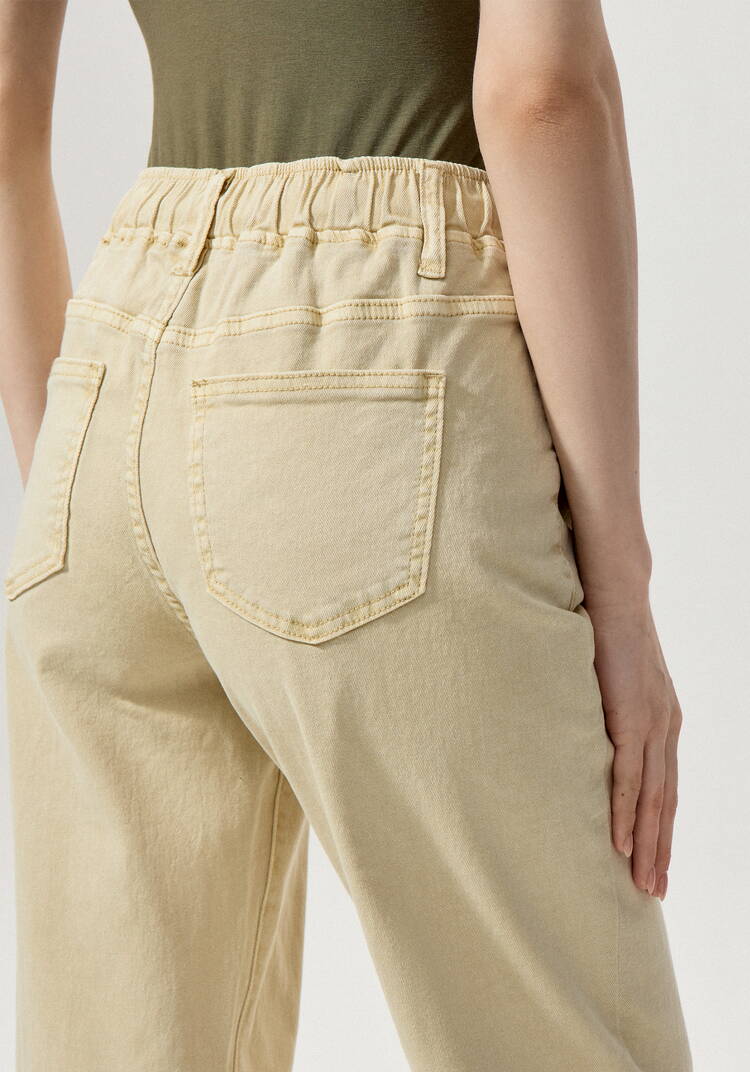 Джинсы с резинкой по поясу шир.  750, рис. 25