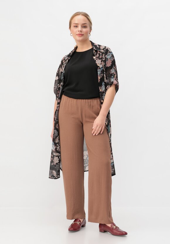 Брюки палаццо на резинке шир.  580, рис. 27