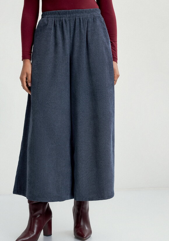 Юбка-брюки из микровельвета шир.  580, рис. 21