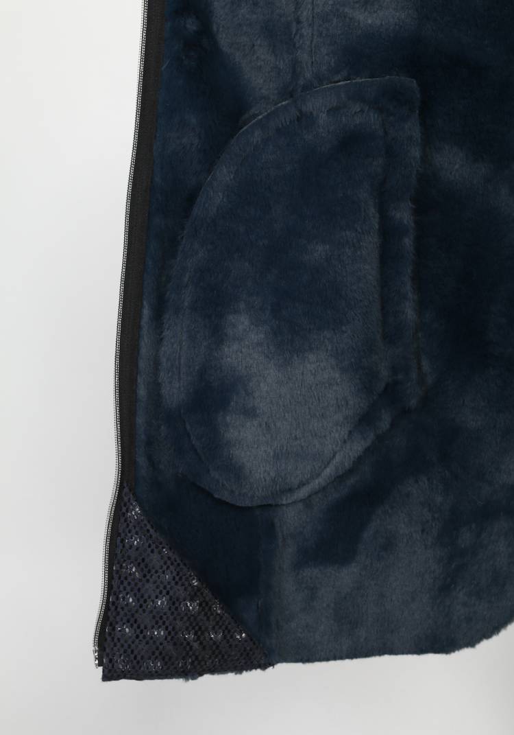 Дубленка с карманами на молнии шир.  750, рис. 11