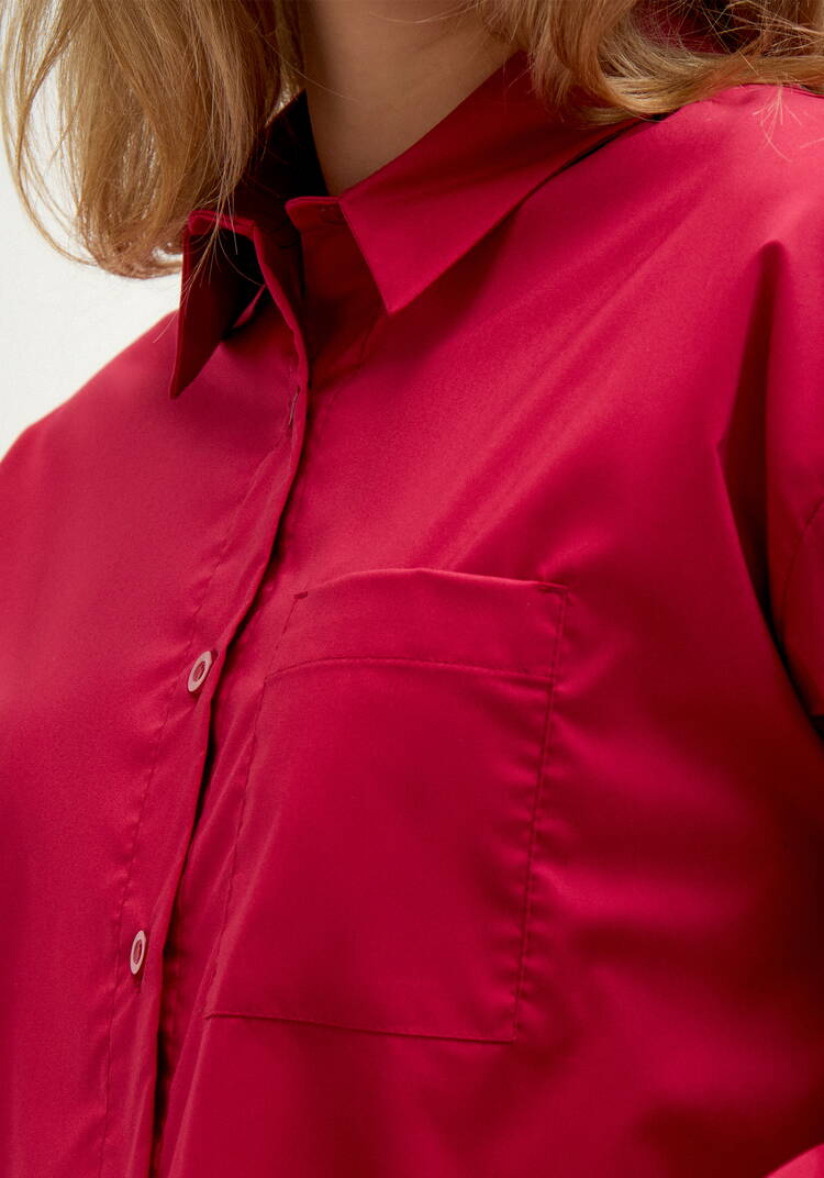 Рубашка оверсайз со спущенным плечом шир.  750, рис. 25