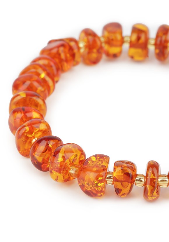 Браслет Янтарный закат шир.  580, рис. 6