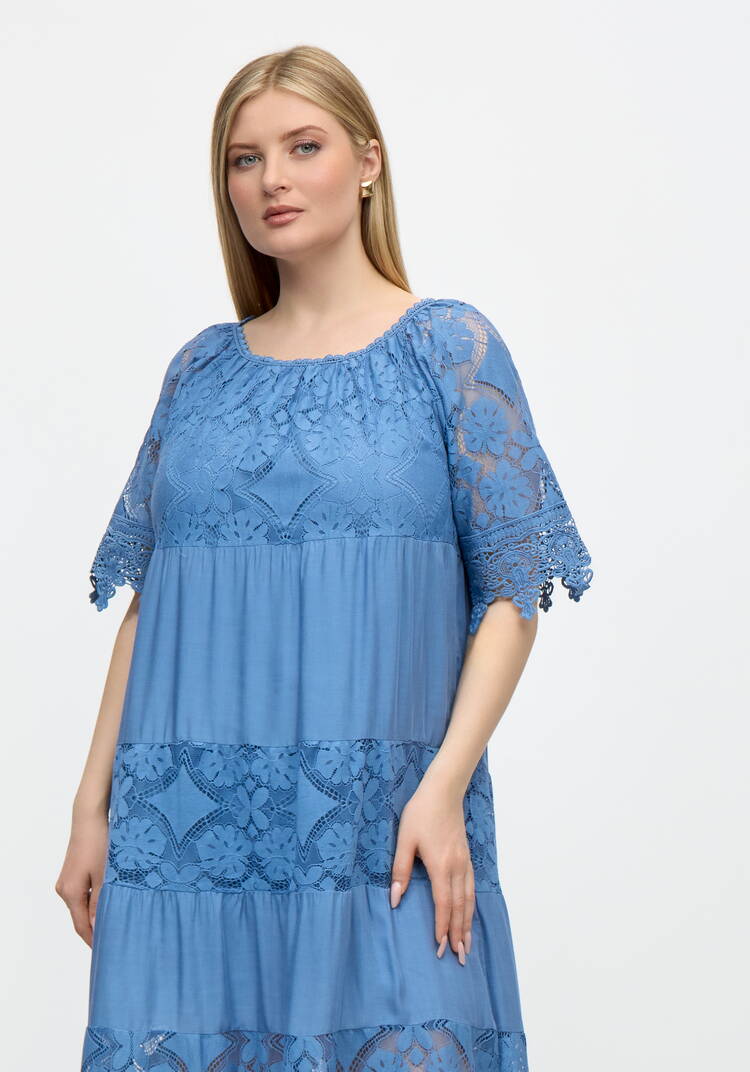 Платье кружевное Анна шир.  750, рис. 8