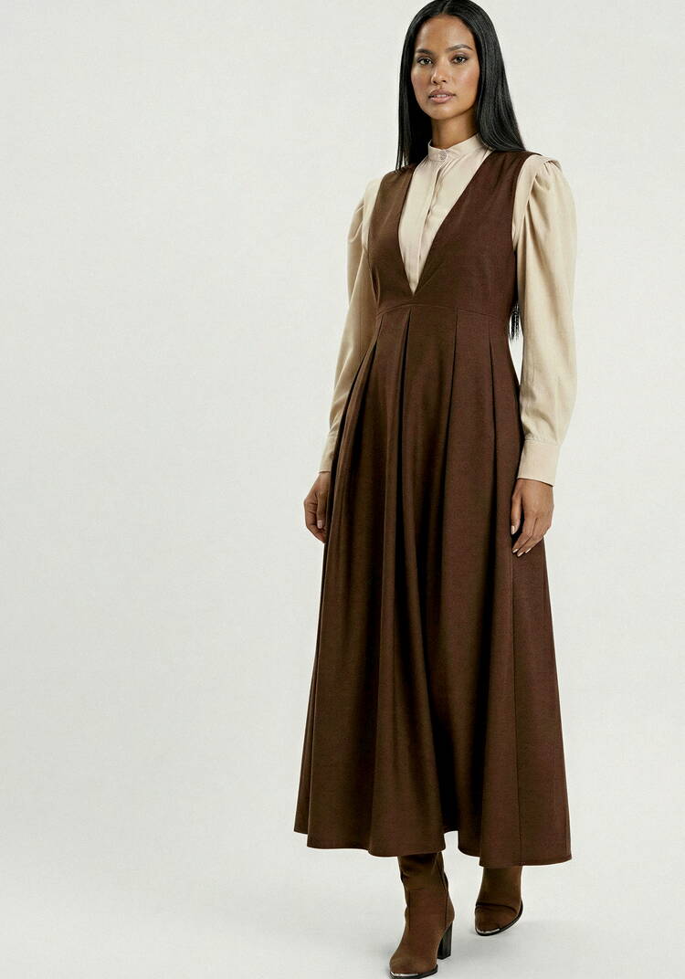 Сарафан с рюшей на спинке шир.  750, рис. 9