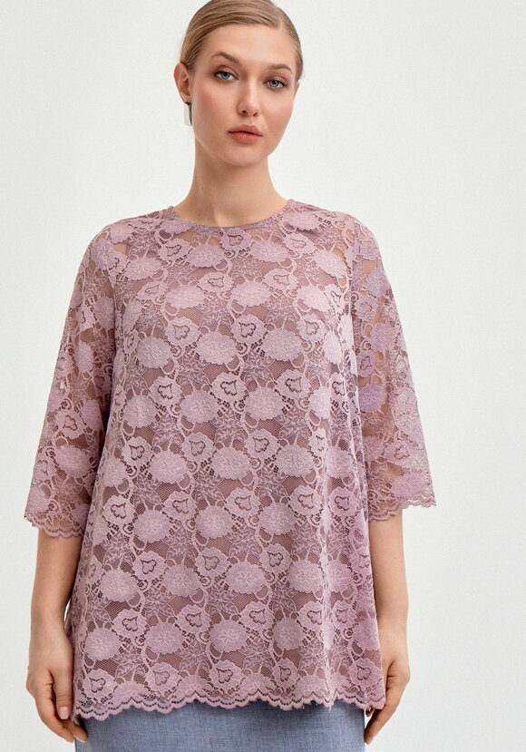Туника из кружева с топом шир.  580, рис. 13