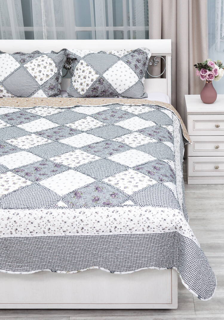 Покрывало с наволочками Печворк шир.  750, рис. 70