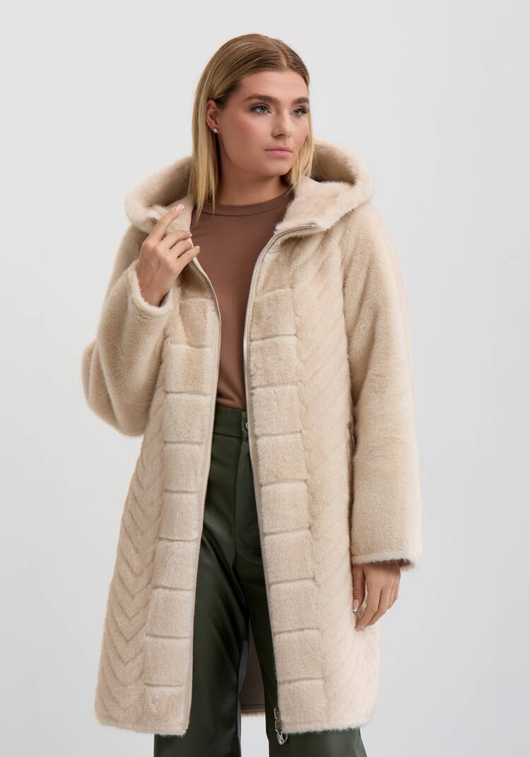 Шуба двухсторонняя Грейс шир.  750, рис. 2