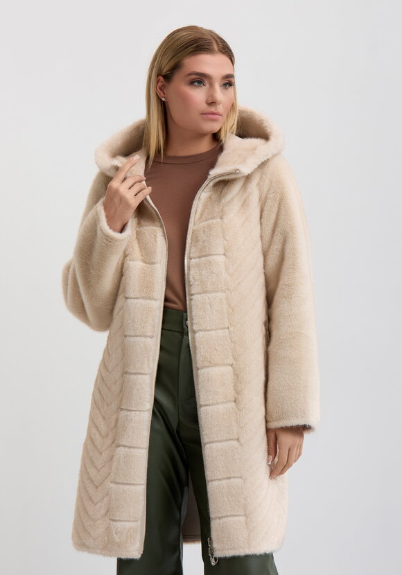 Шуба двухсторонняя Грейс шир.  580, рис. 2