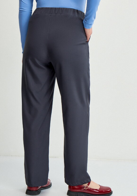 Брюки прямые с имитацией гульфика Элис шир.  580, рис. 8