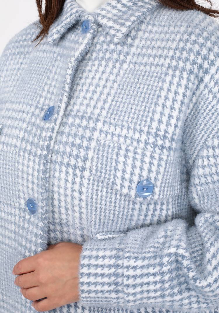 Полупальто рубашечного кроя из шерсти шир.  750, рис. 4