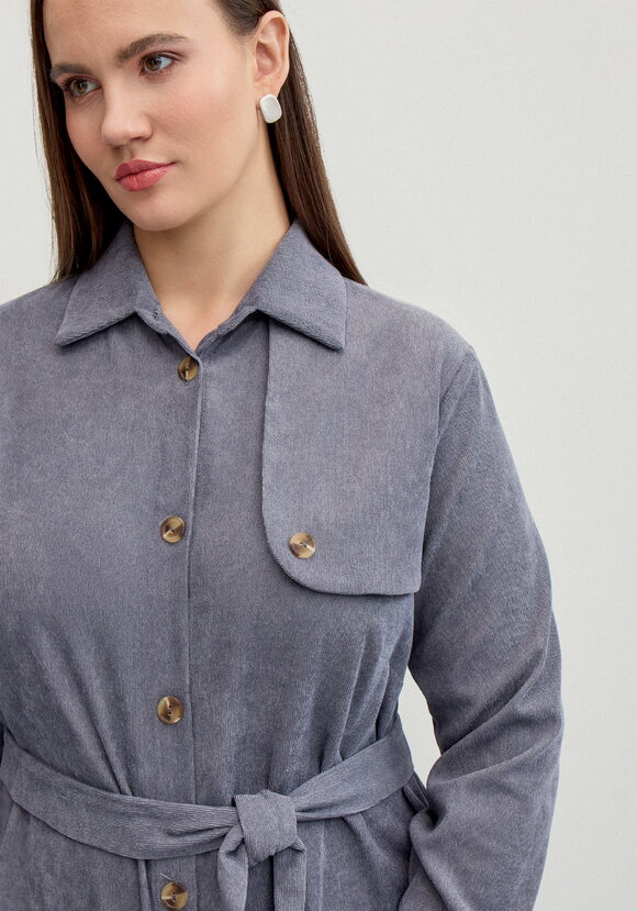 Платье-рубашка шир.  580, рис. 11