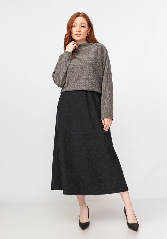 Джемпер из трикотажной фактурной ткани шир.  580, рис. 7