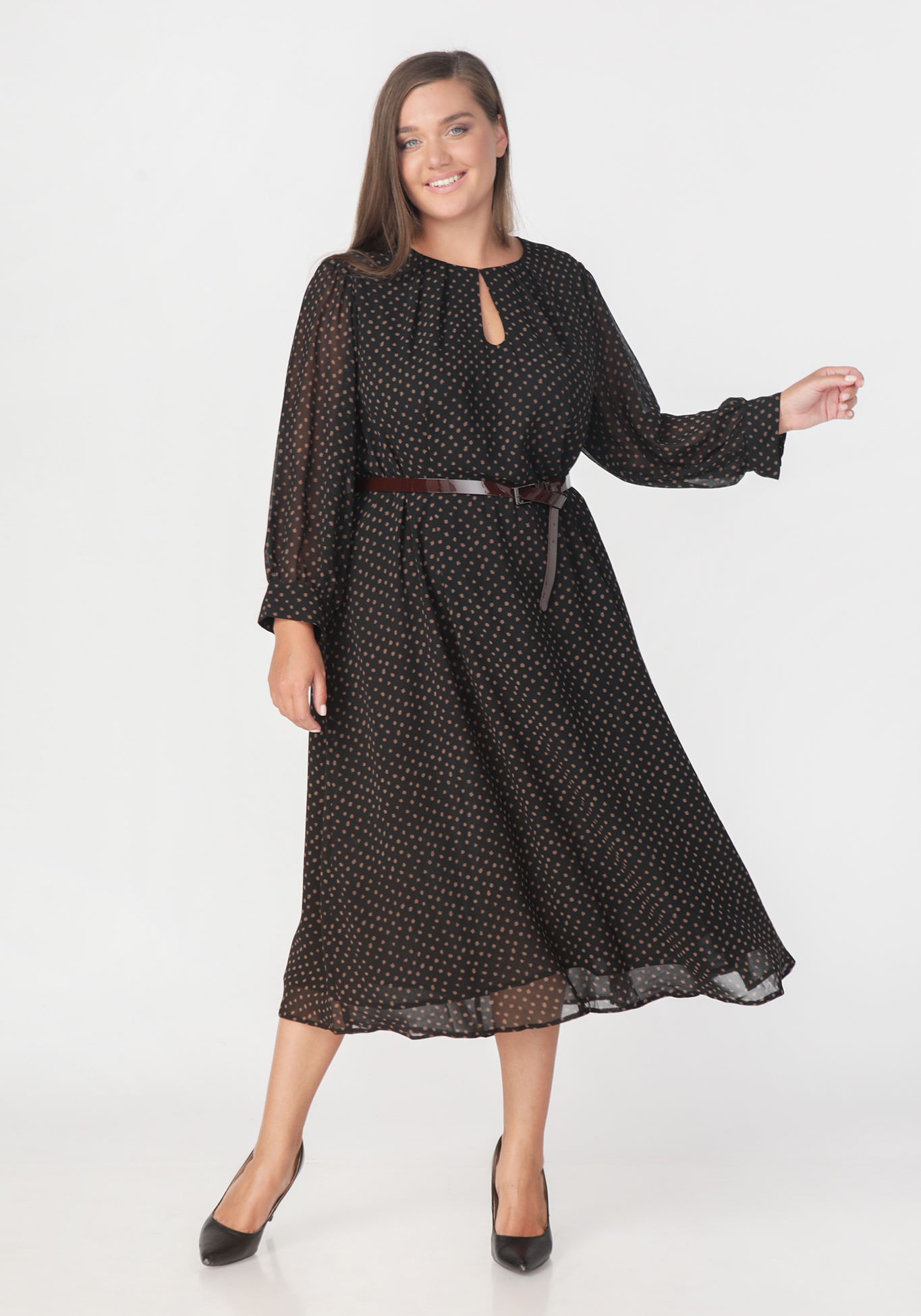 Платье «Флоретто» Intikoma, размер 50, цвет черный - фото 1
