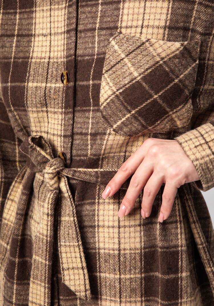 Рубашка удлиненная с поясом шир.  750, рис. 6