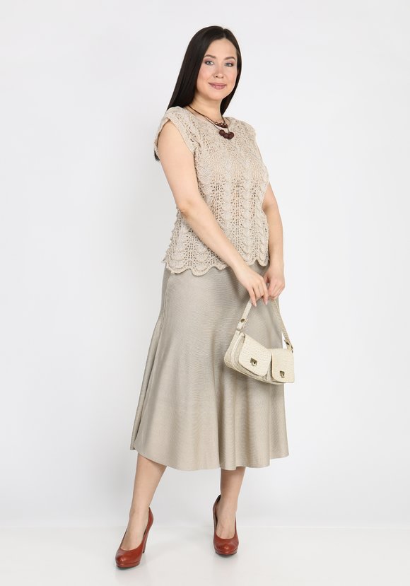 Туника Ажурная красота шир.  580, рис. 1