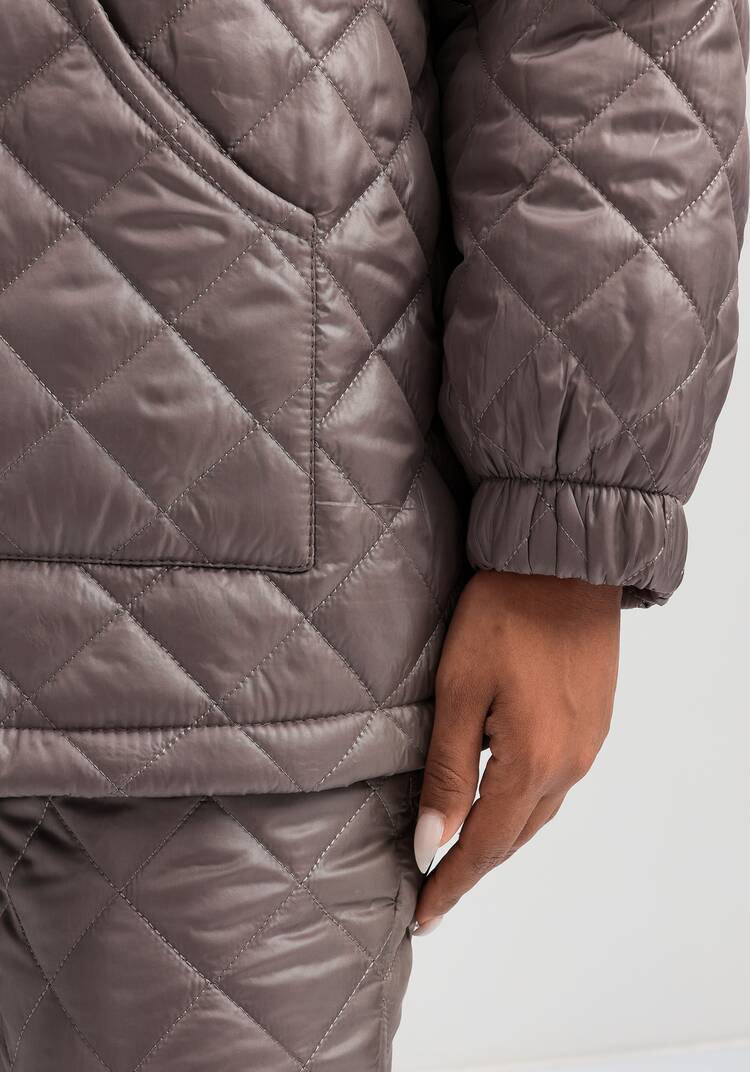 Куртка стёганая с капюшоном шир.  750, рис. 28