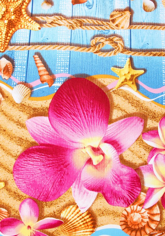 Комплект пляжных вафельных полотенец, 2 шт шир.  580, рис. 8